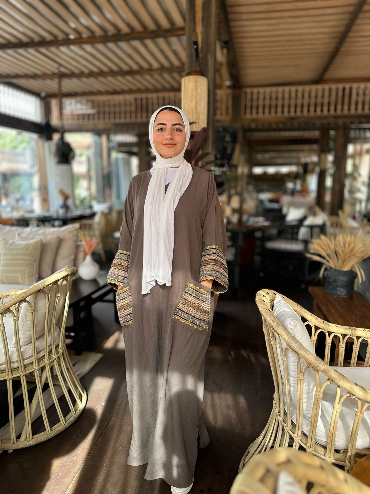 Nujoom oreo Abaya ✨