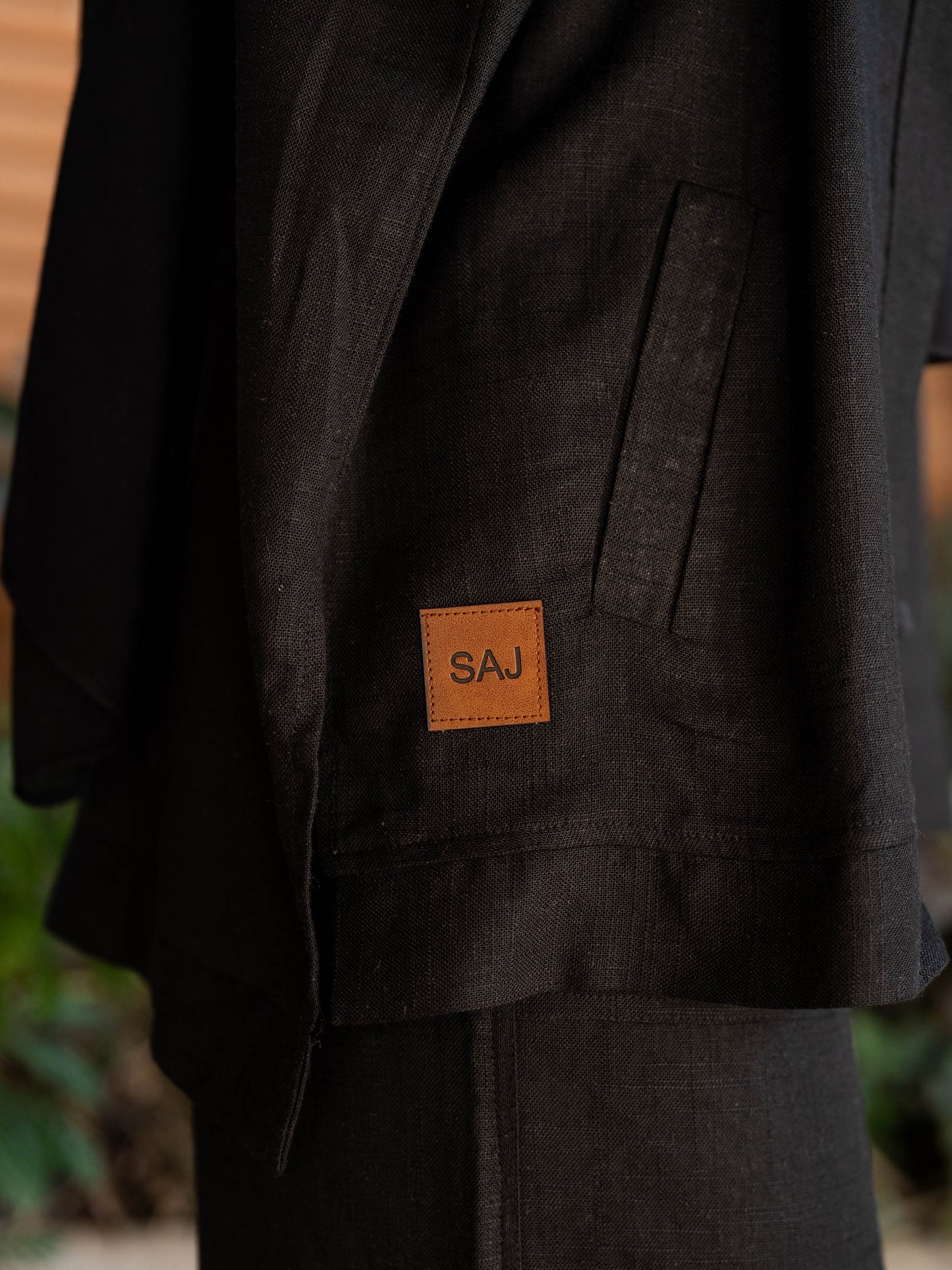 Black Elite Linen Set