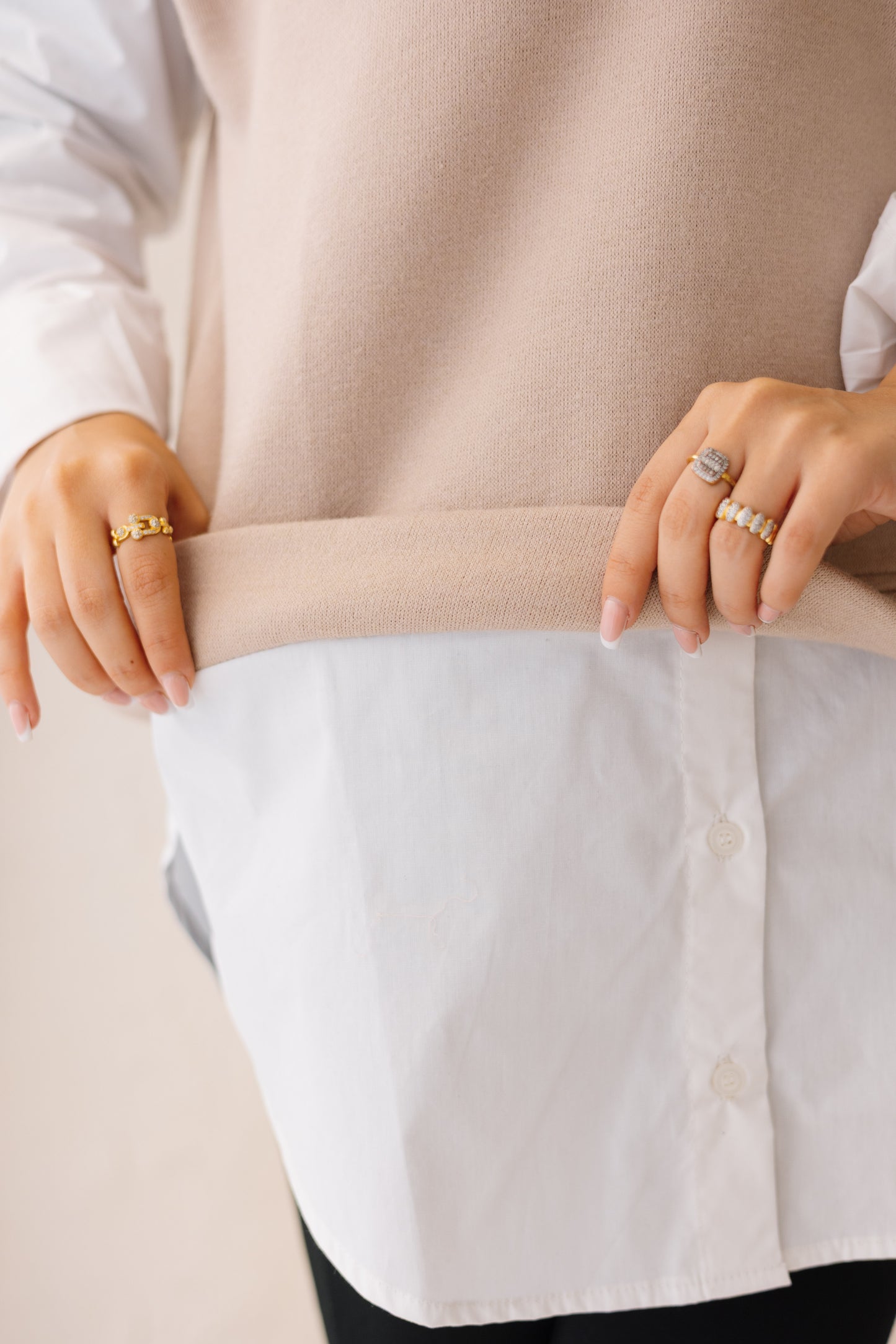 The Attached Shirt-Vest One-Piece