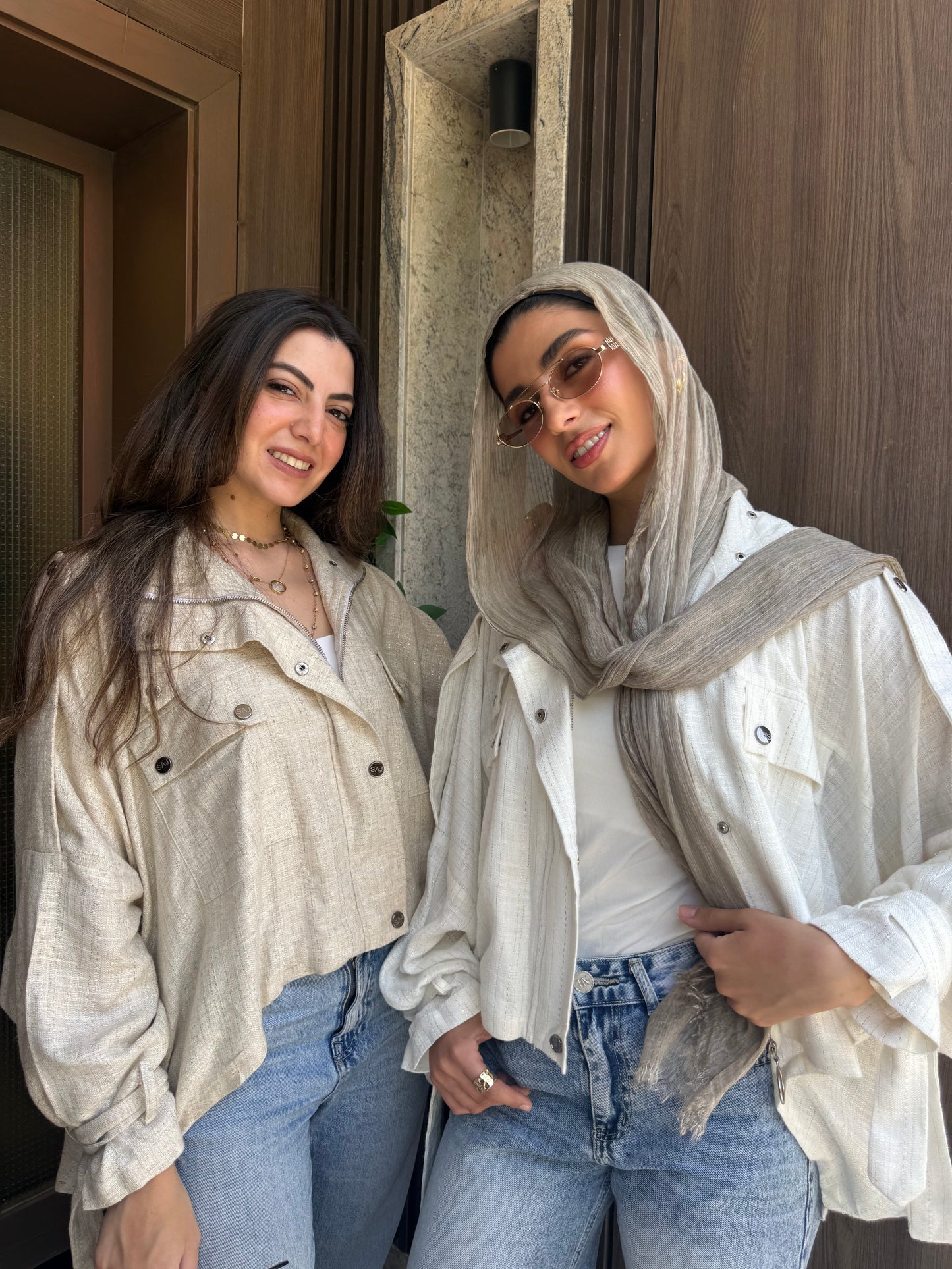 Aura beige jacket