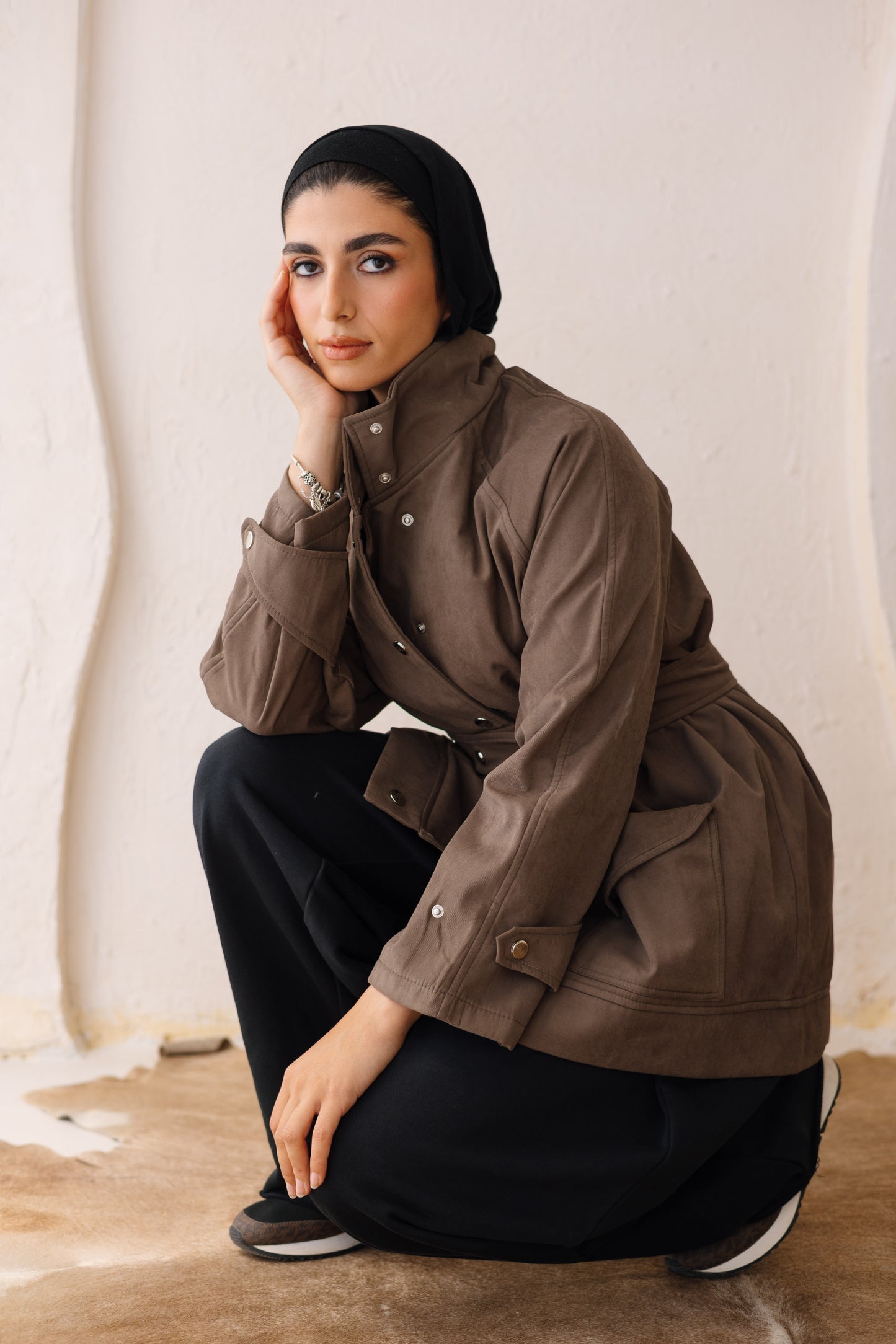 The Power Puffer Midi Jacket (Retro Leather Edition)