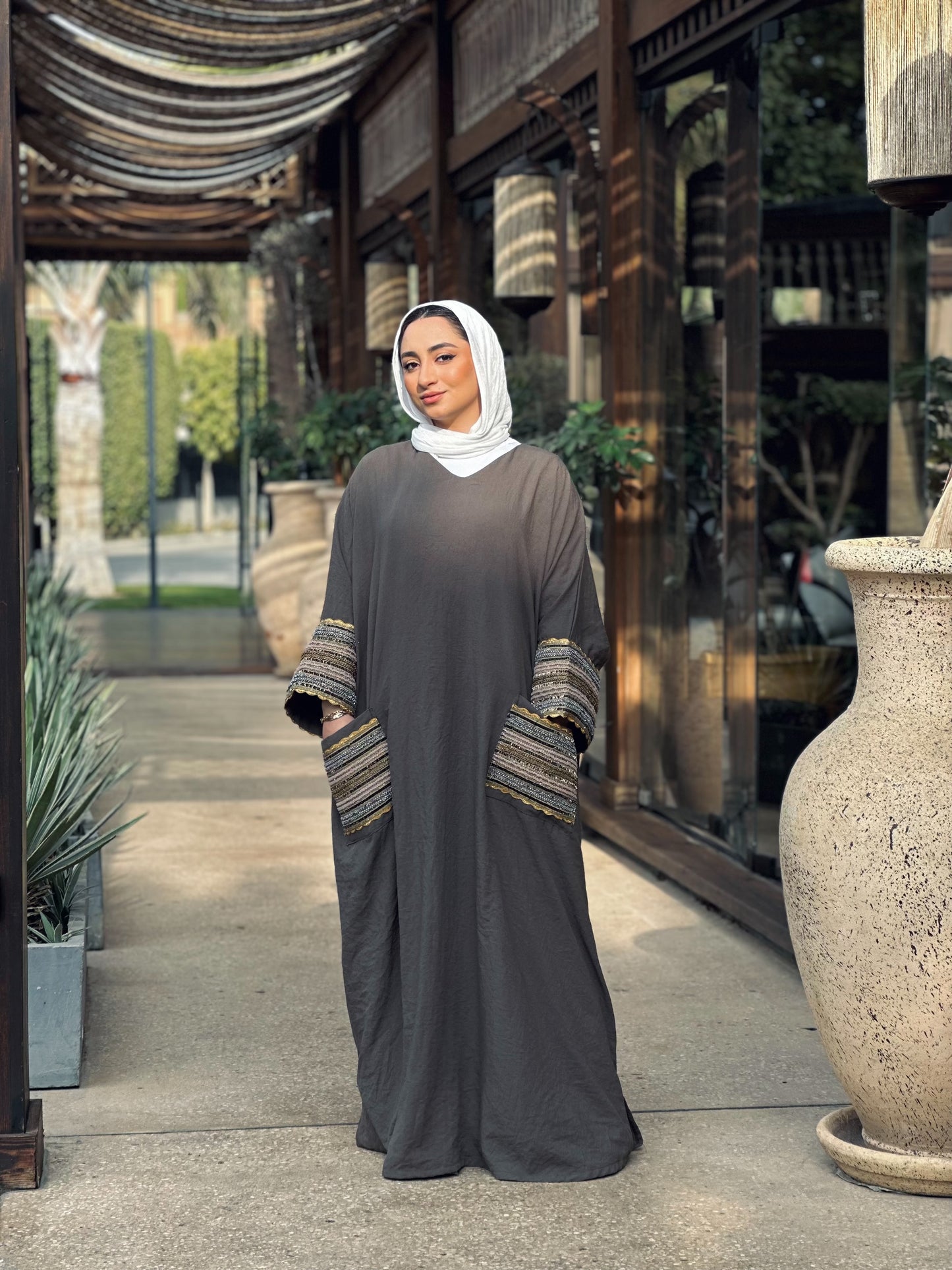 Nujoom oreo Abaya ✨