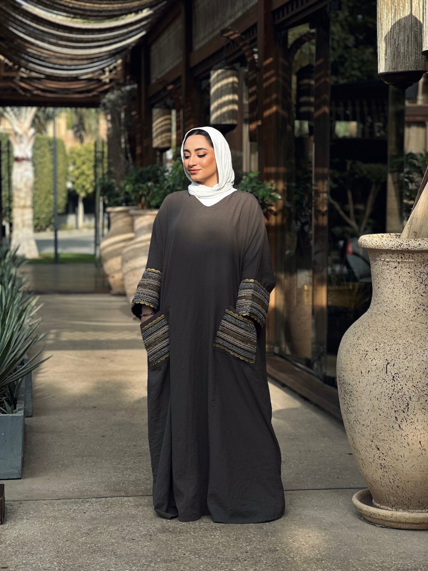 Nujoom oreo Abaya ✨