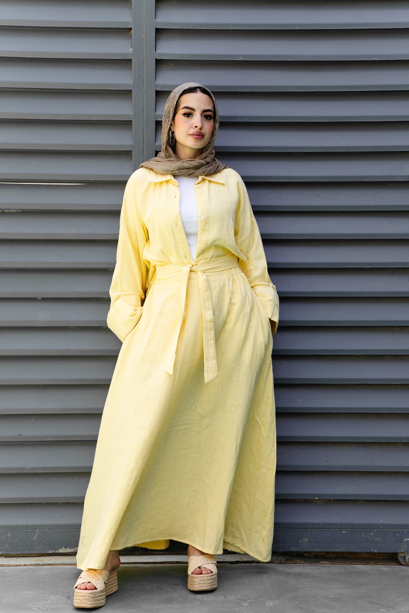 Linen skirt