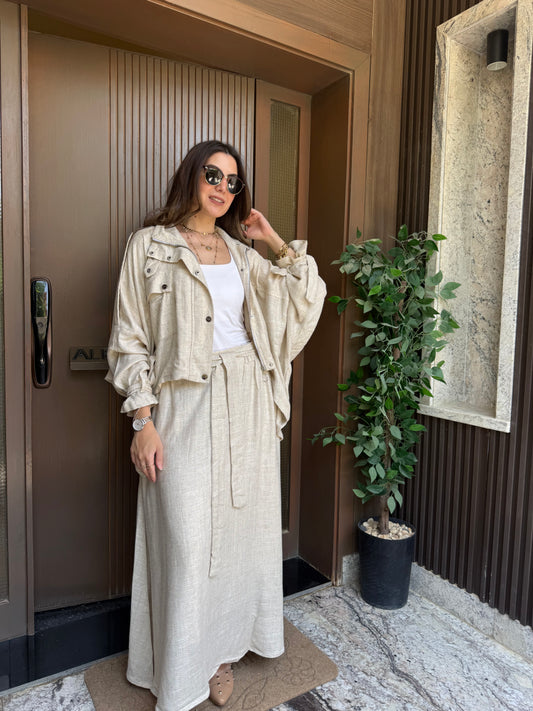 Aura beige jacket