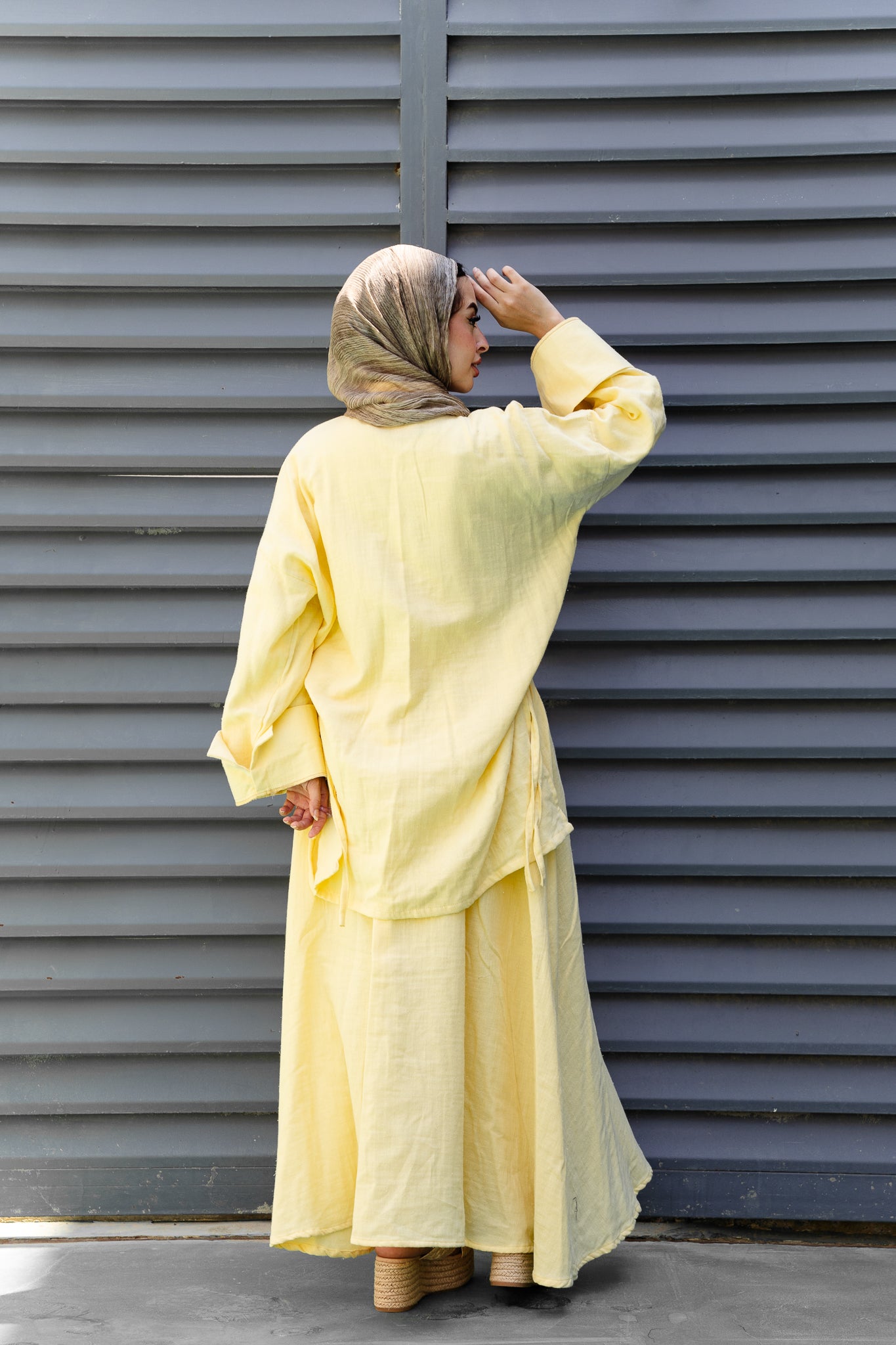 Linen skirt