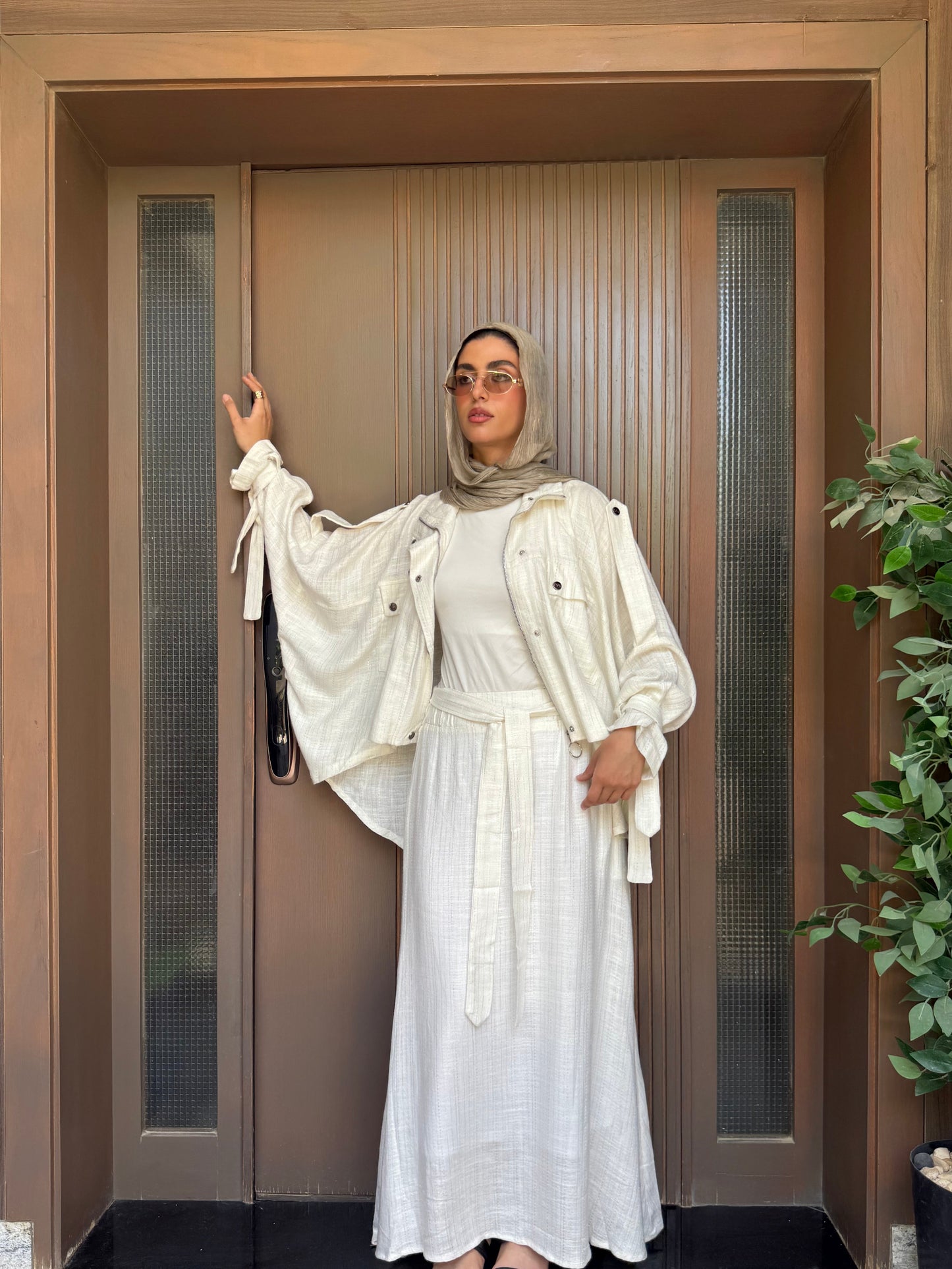 Aura white jacket