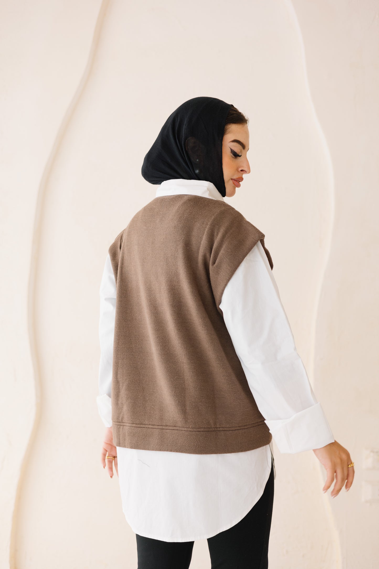 The Attached Shirt-Vest One-Piece 