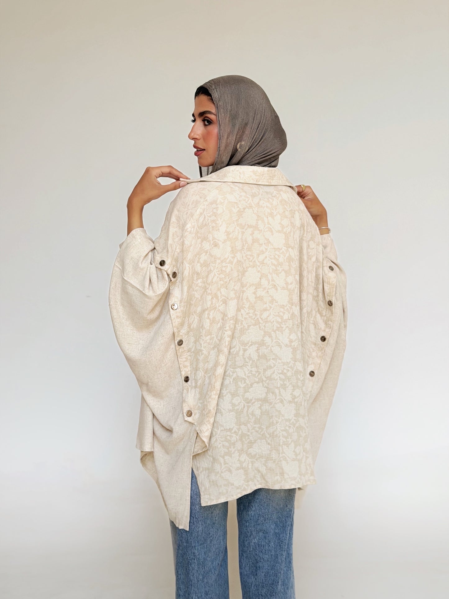 Jacquard Linen Shirt