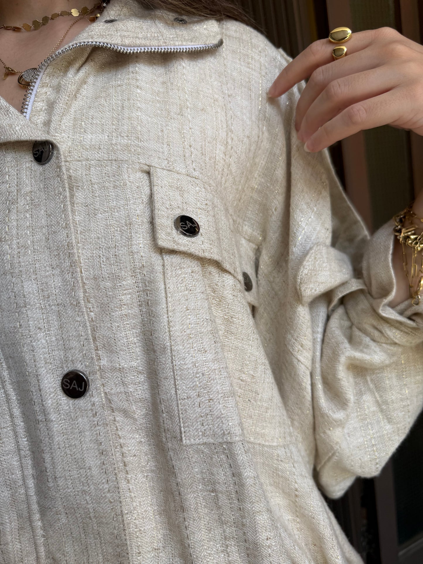 Aura beige jacket