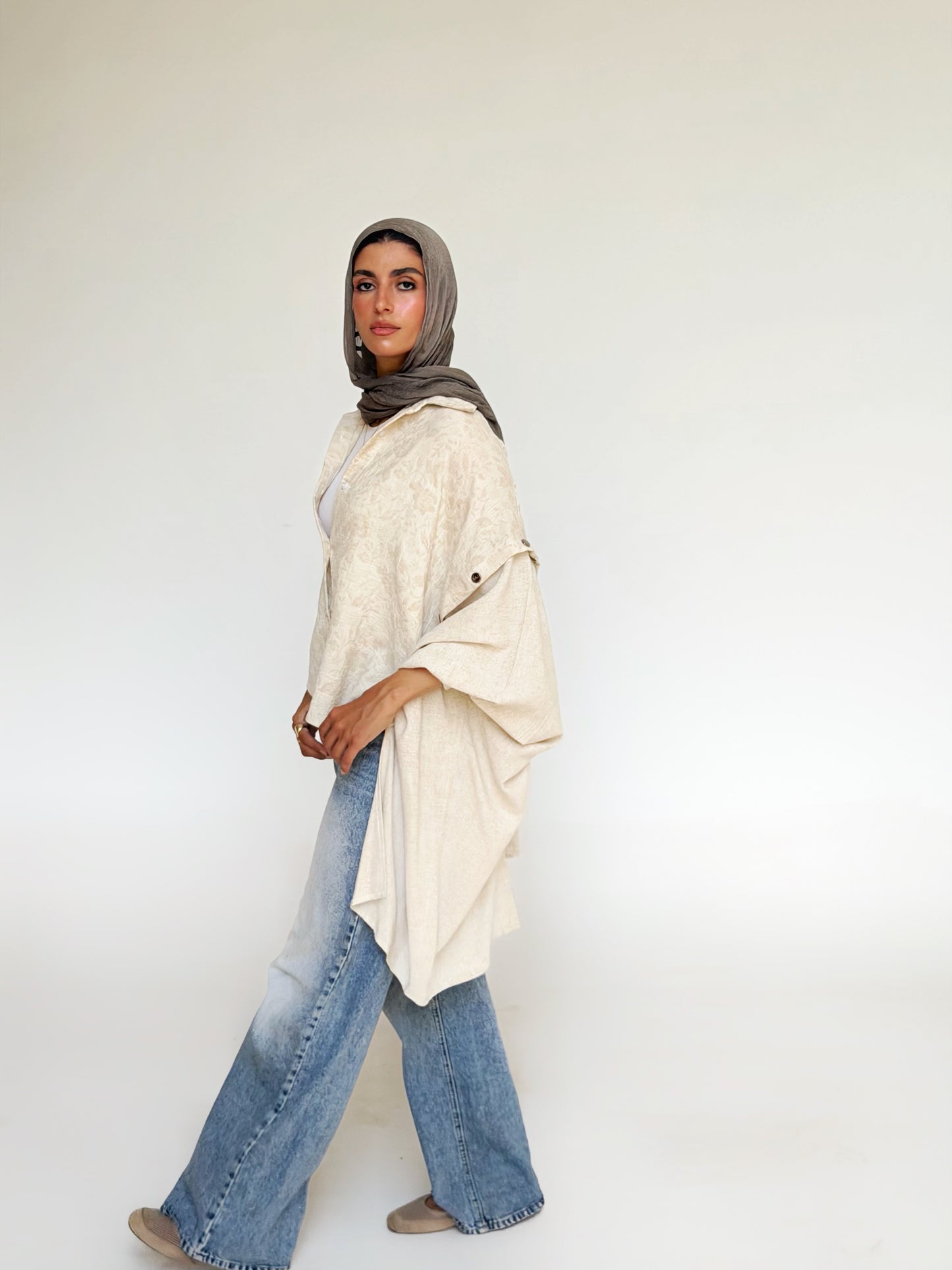 Jacquard Linen Shirt