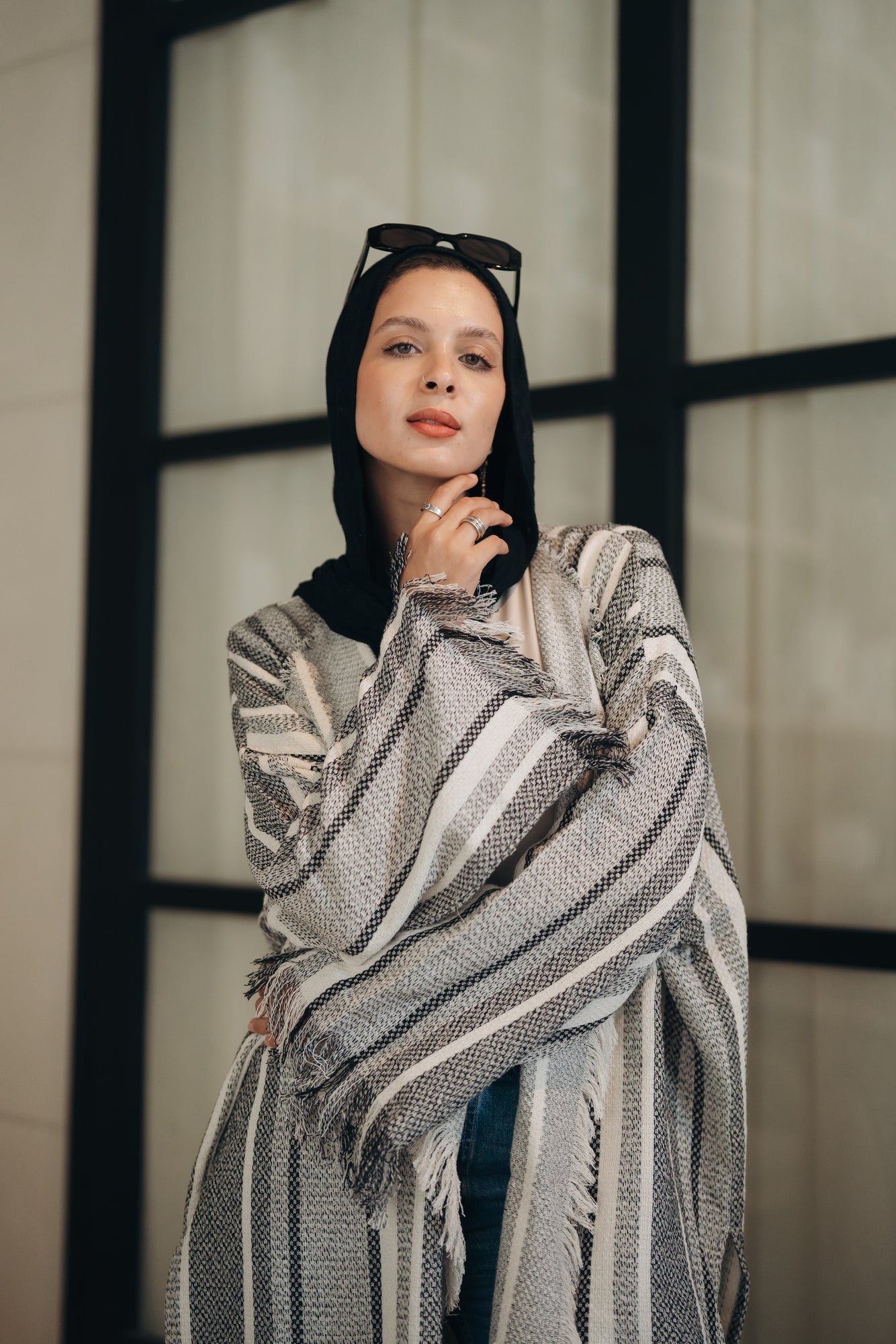 MONOCHROME FLOW CARDIGAN