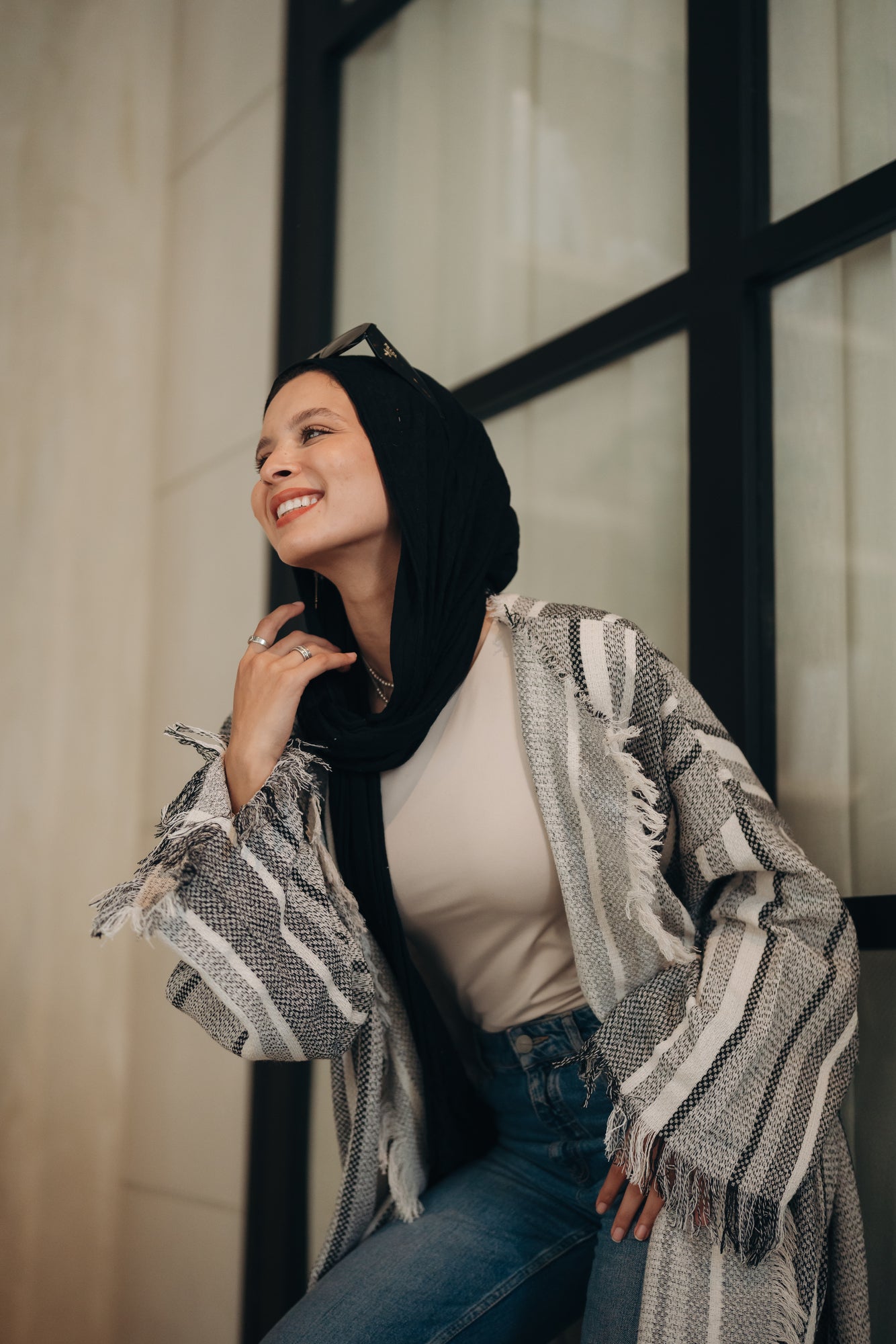 MONOCHROME FLOW CARDIGAN